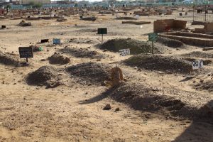 Dansende derwisjen in Sudan - de begraafplaats bij de Hamid al-Nil Moskee in Omdurman