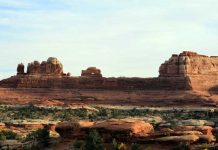 Mijn dag naar The Needles The Needles - uitzicht op de klomp