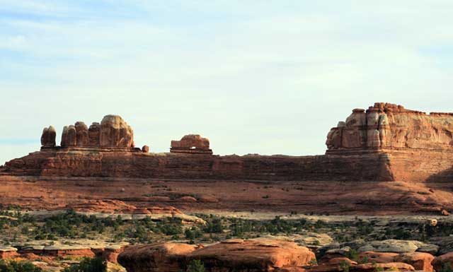 Mijn dag naar The Needles The Needles - uitzicht op de klomp